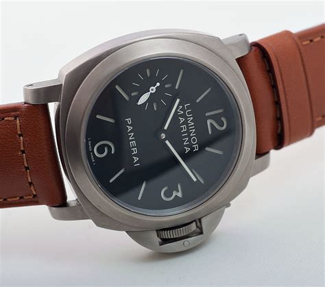 panerai luminor marina 177 titanium|Panerai Luminor marina for sale.